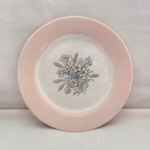 Vintage Floral Plate
